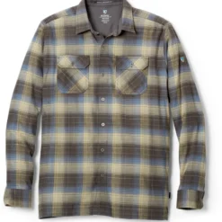 KUHL Dillingr Flannel Shirt - Men's -Shimano Shop 092f5ef6 72e3 4845 83a4 201c14b78e54