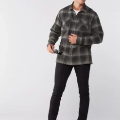 KUHL Dillingr Flannel Shirt - Men's -Shimano Shop 3db1df93 0fa7 4883 add3 1b73f51810ed